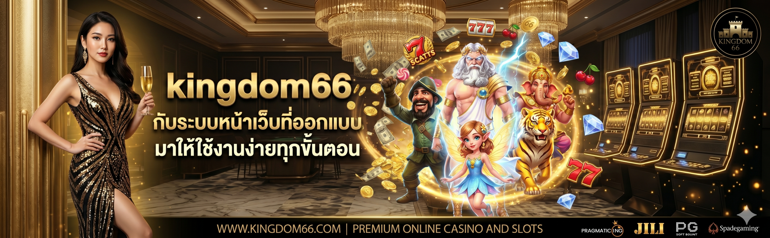 kingdom66 กับระบบหน้าเว็บที่ออกแบบมาให้ใช้งานง่ายทุกขั้นตอน​