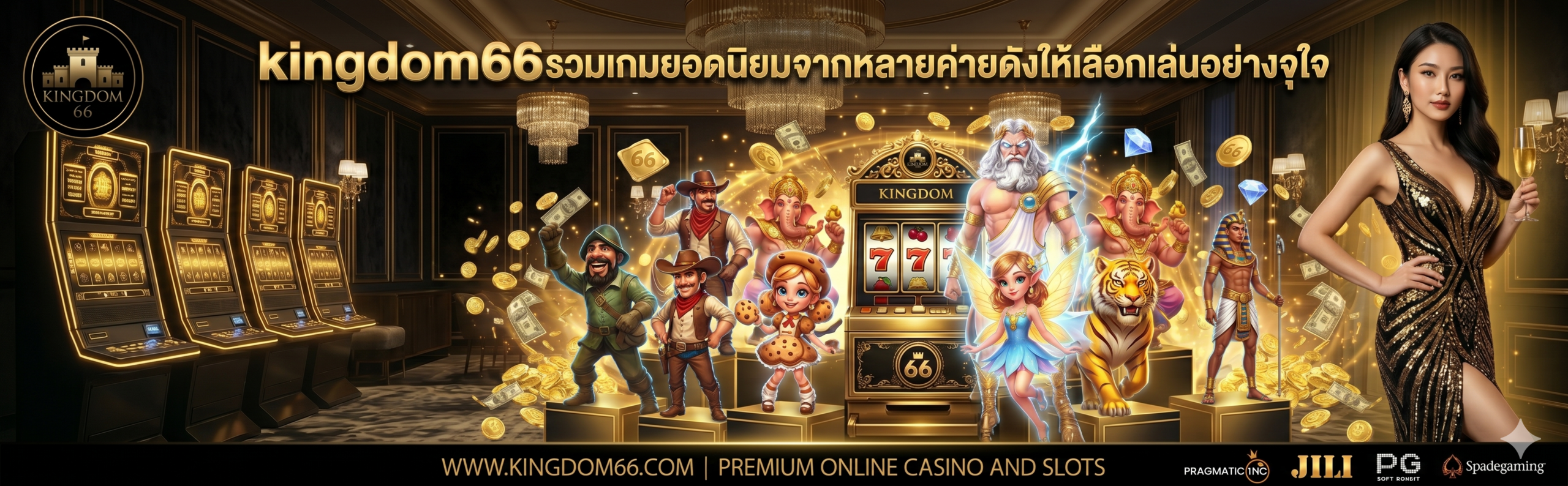 kingdom66 รวมเกมยอดนิยมจากหลายค่ายดังให้เลือกเล่นอย่างจุใจ​